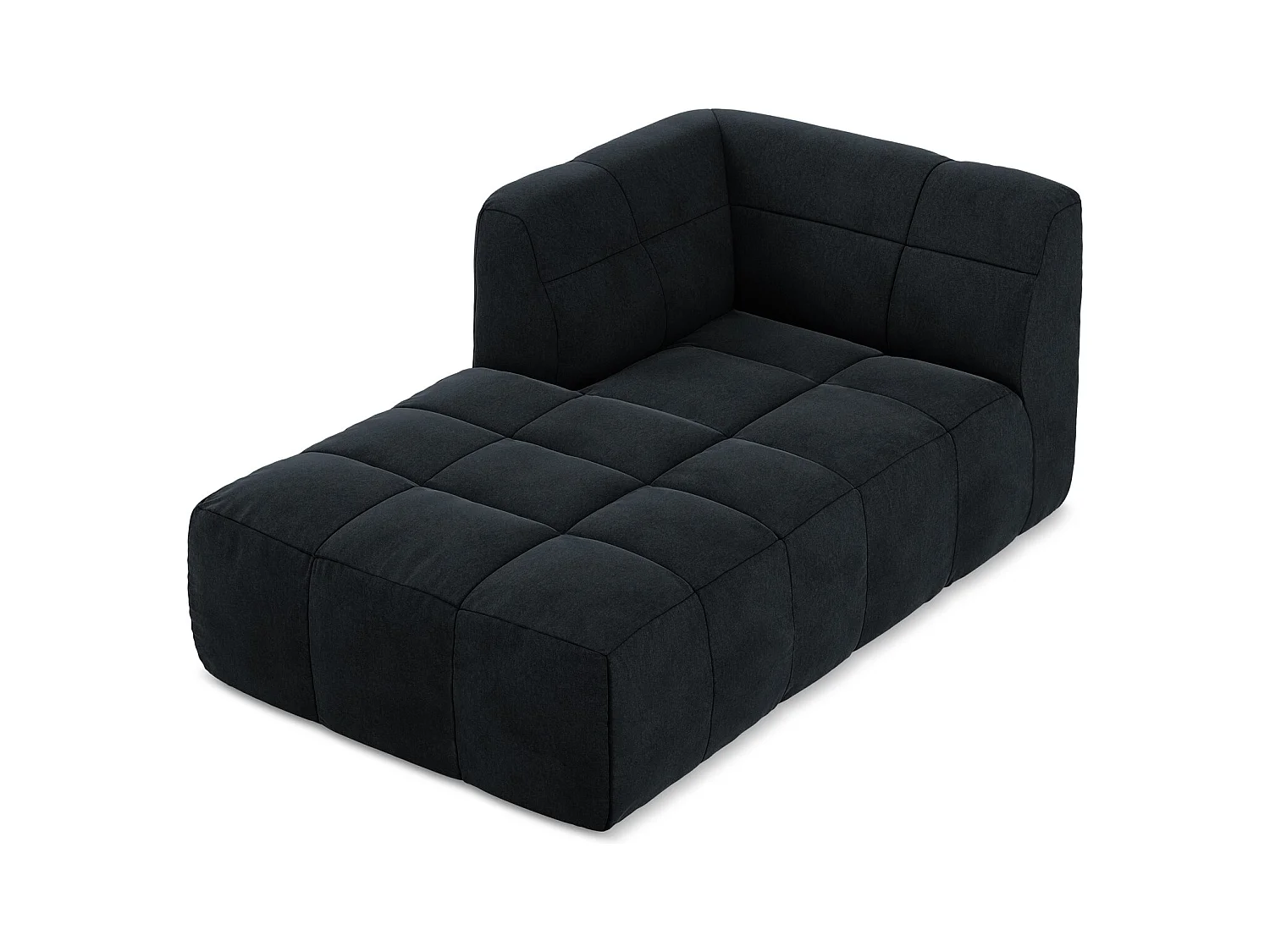 Modular - Recamiere Links - Samt - Königsblau - ALOHA