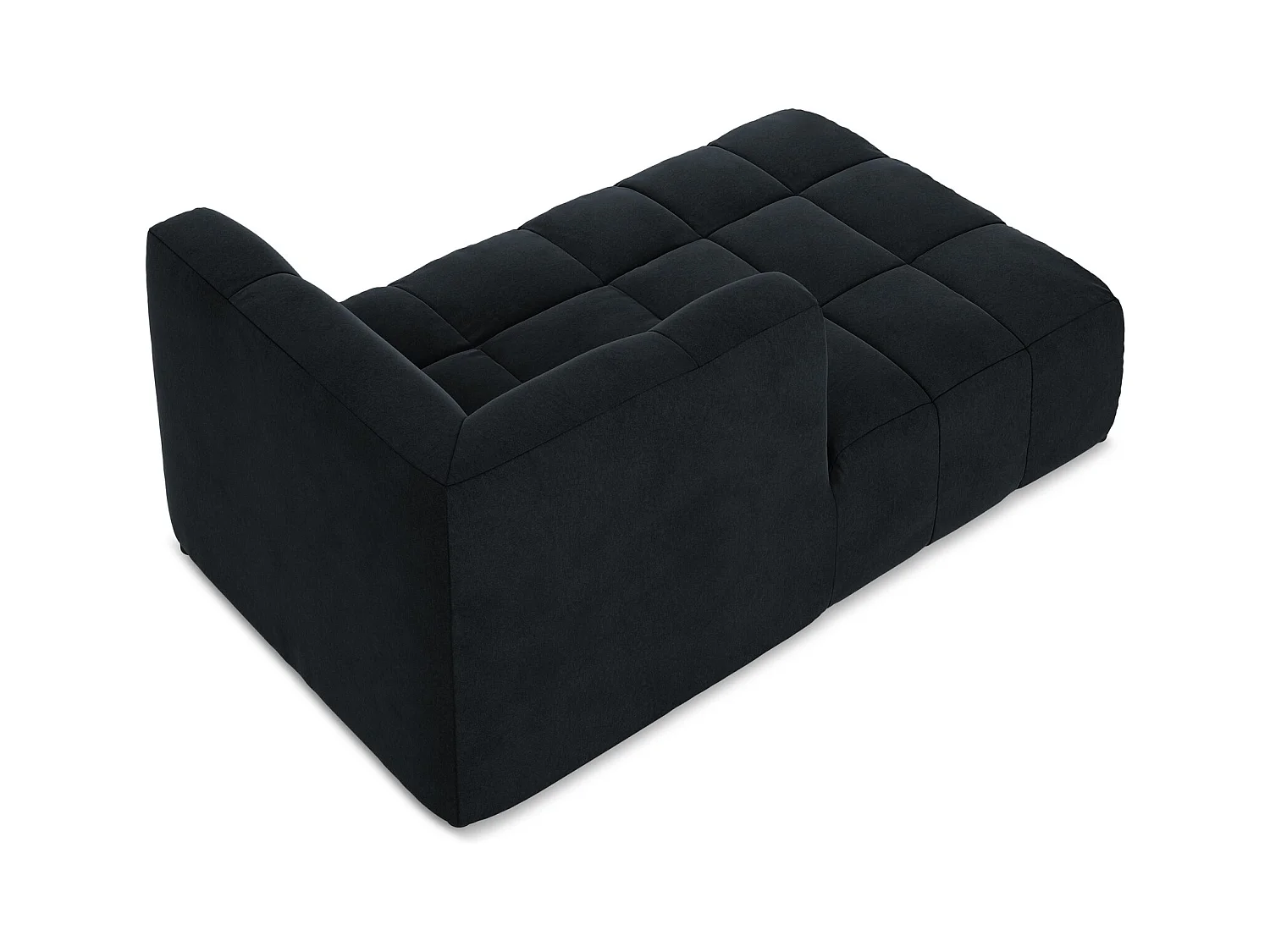 Modular - Recamiere Links - Samt - Königsblau - ALOHA