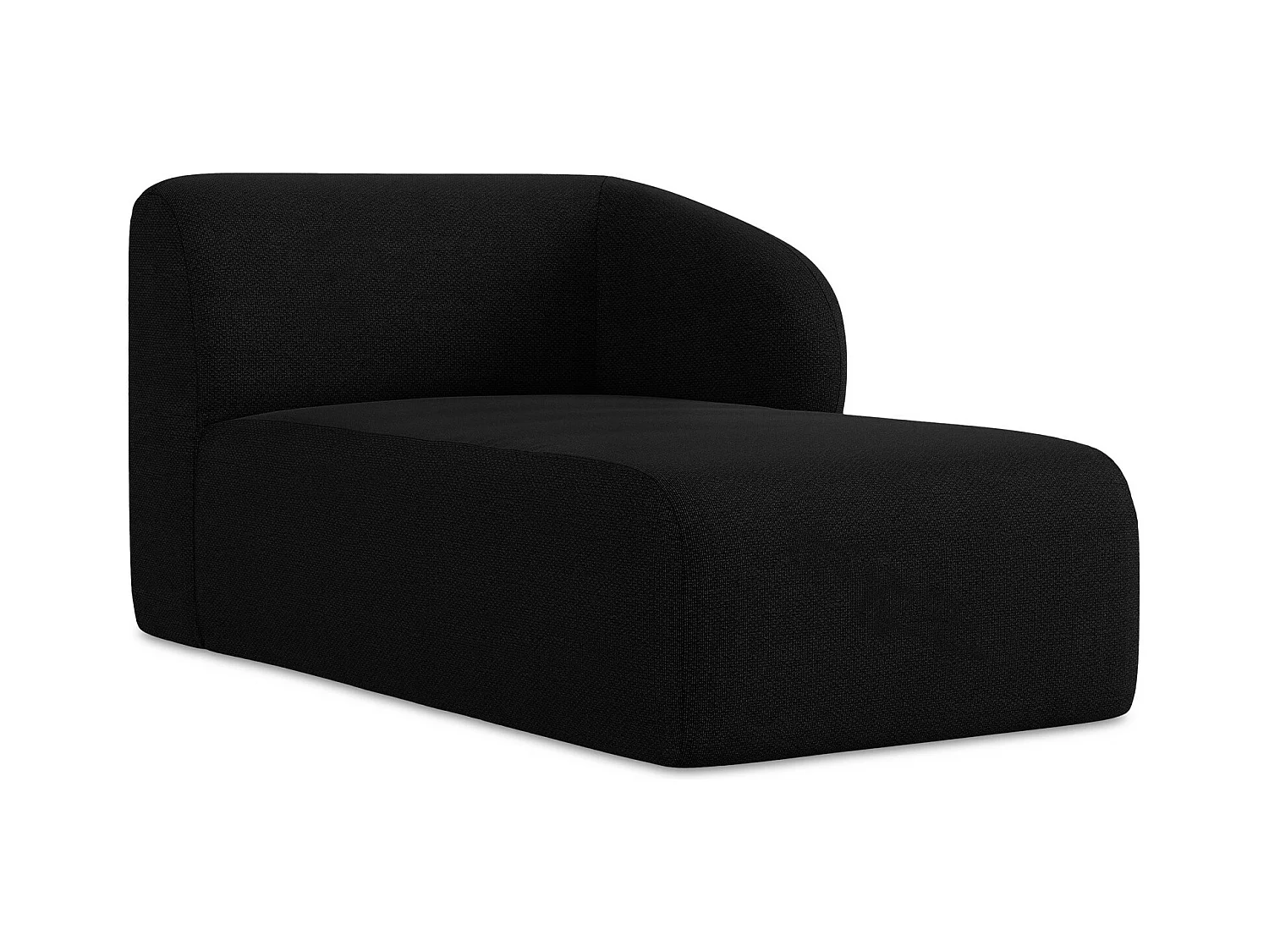 Modular - Recamiere Rechts - Bouclé - Schwarz - LANI
