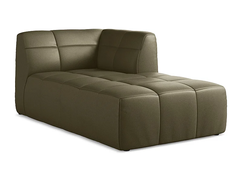 Modular - Recamiere Rechts - Kunstleder - Olive - ALOHA