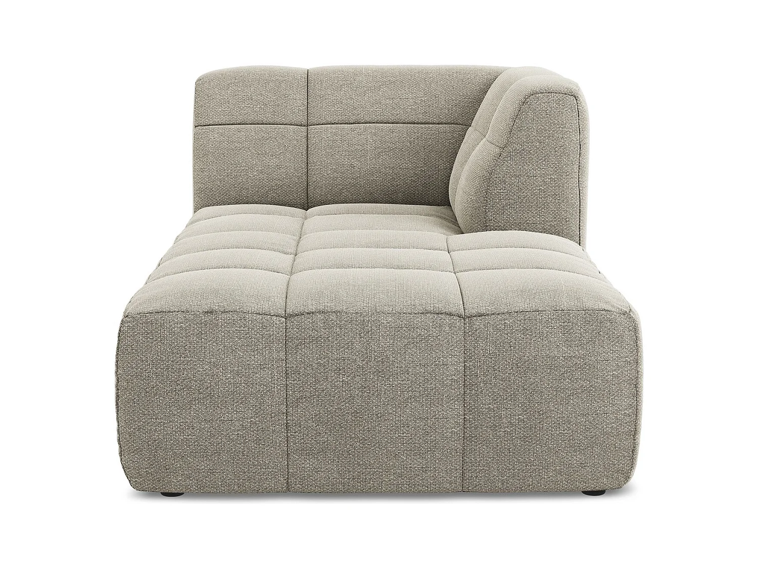 Modular - Recamiere Rechts - Bouclé - Taupe - ALOHA