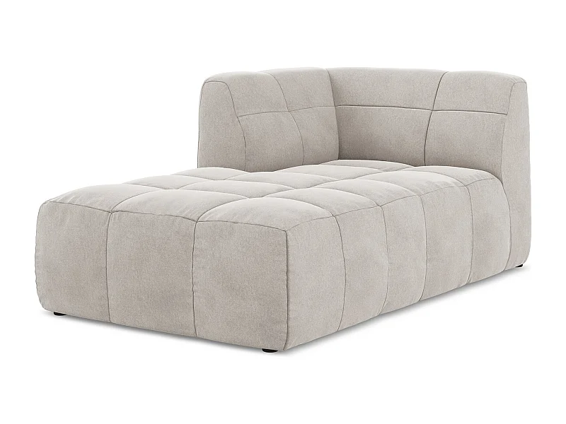 Modular - Recamiere Links - Samt - Hell beige - ALOHA