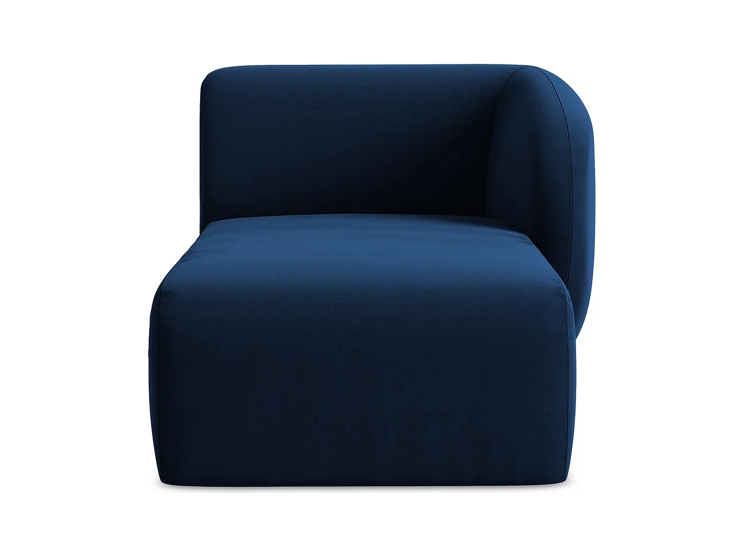 Modular - Recamiere Rechts - Samt - Königsblau - LANI