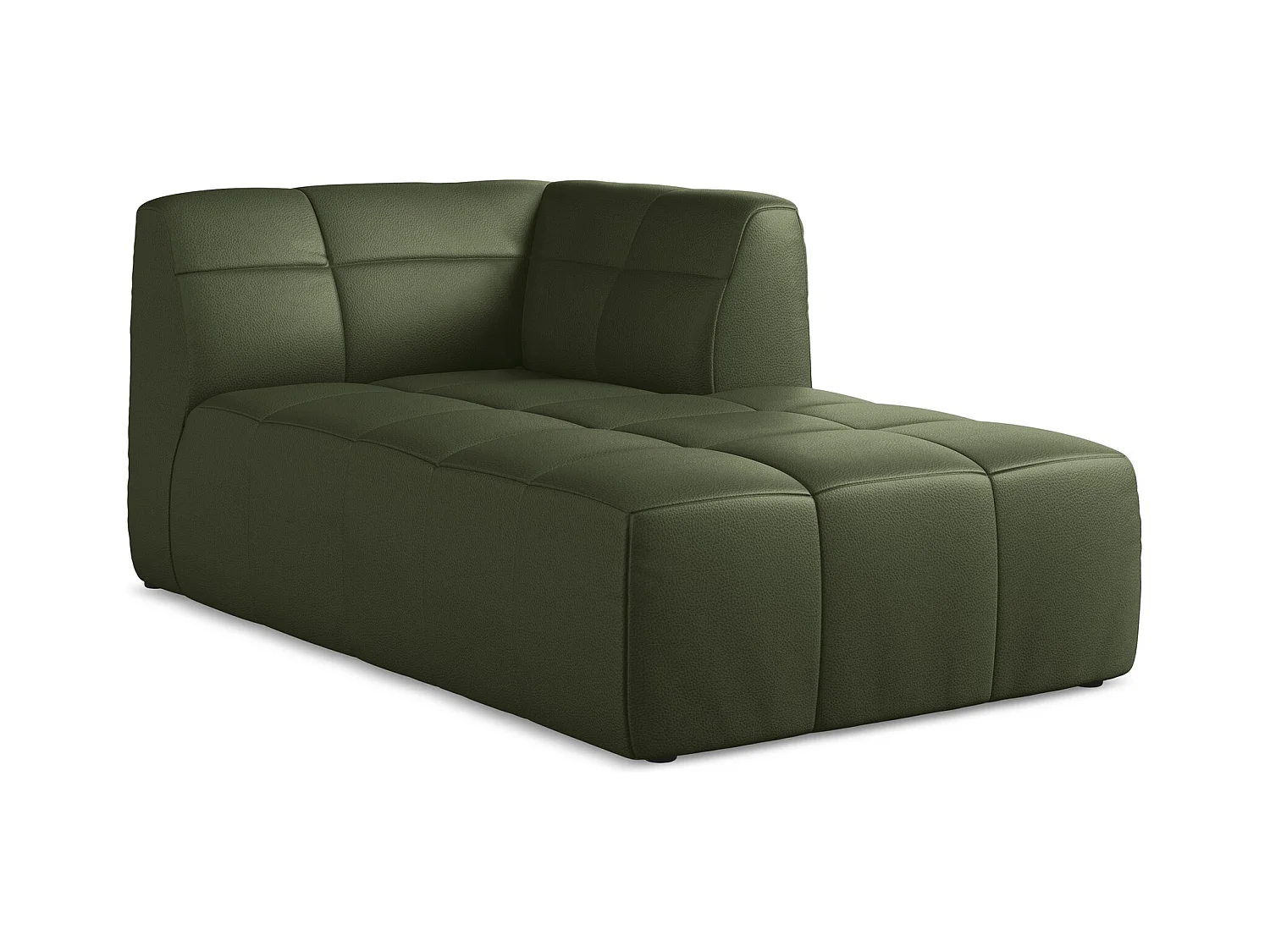 Modular - Recamiere Rechts - Kunstleder - Grün - ALOHA