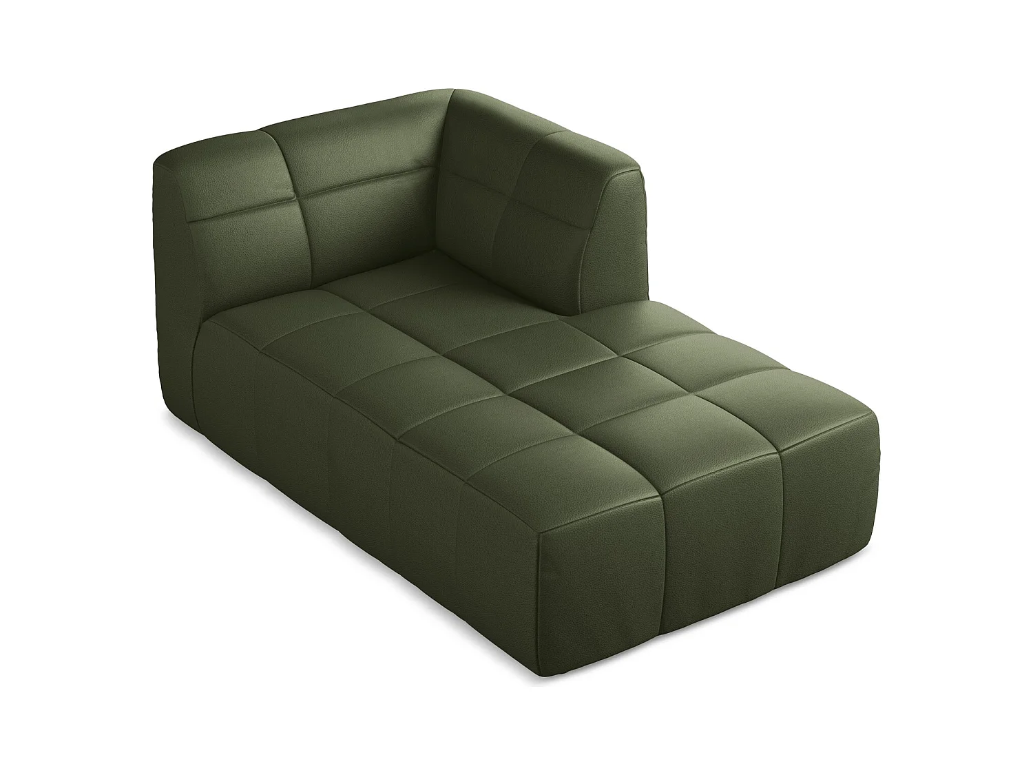 Modular - Recamiere Rechts - Kunstleder - Grün - ALOHA