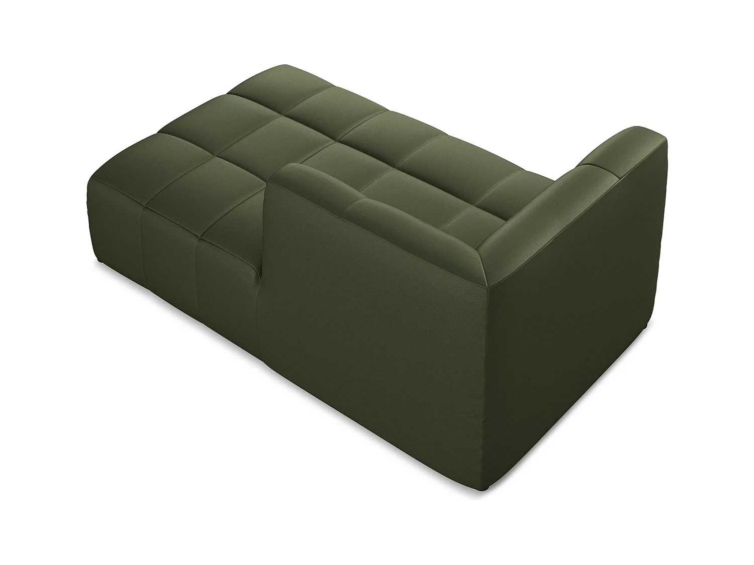 Modular - Recamiere Rechts - Kunstleder - Grün - ALOHA