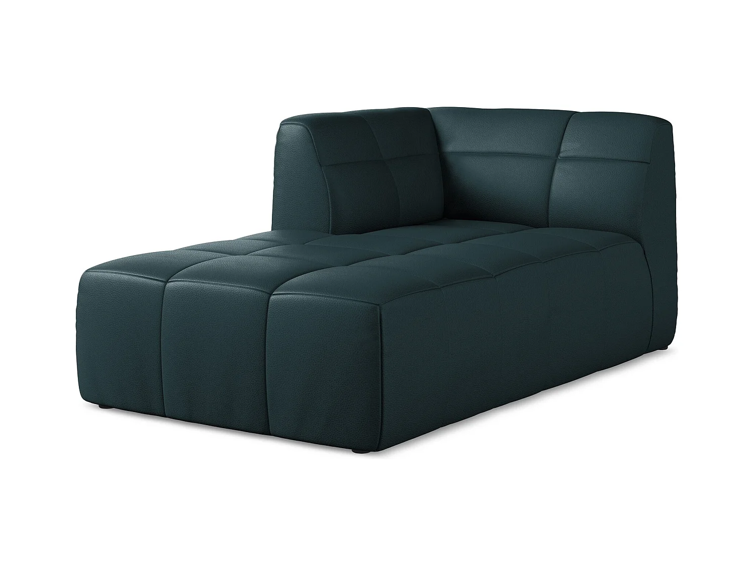 Modular - Recamiere Links - Kunstleder - Marine - ALOHA