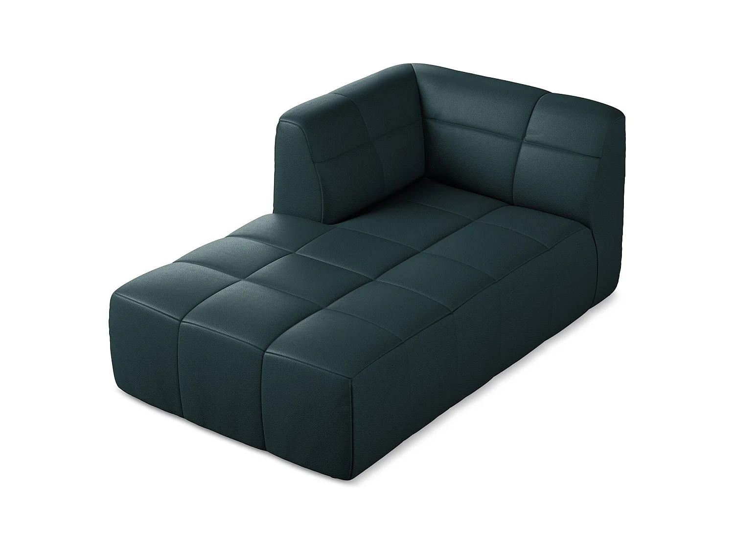 Modular - Recamiere Links - Kunstleder - Marine - ALOHA