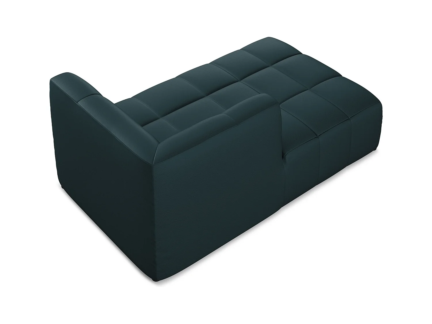 Modular - Recamiere Links - Kunstleder - Marine - ALOHA