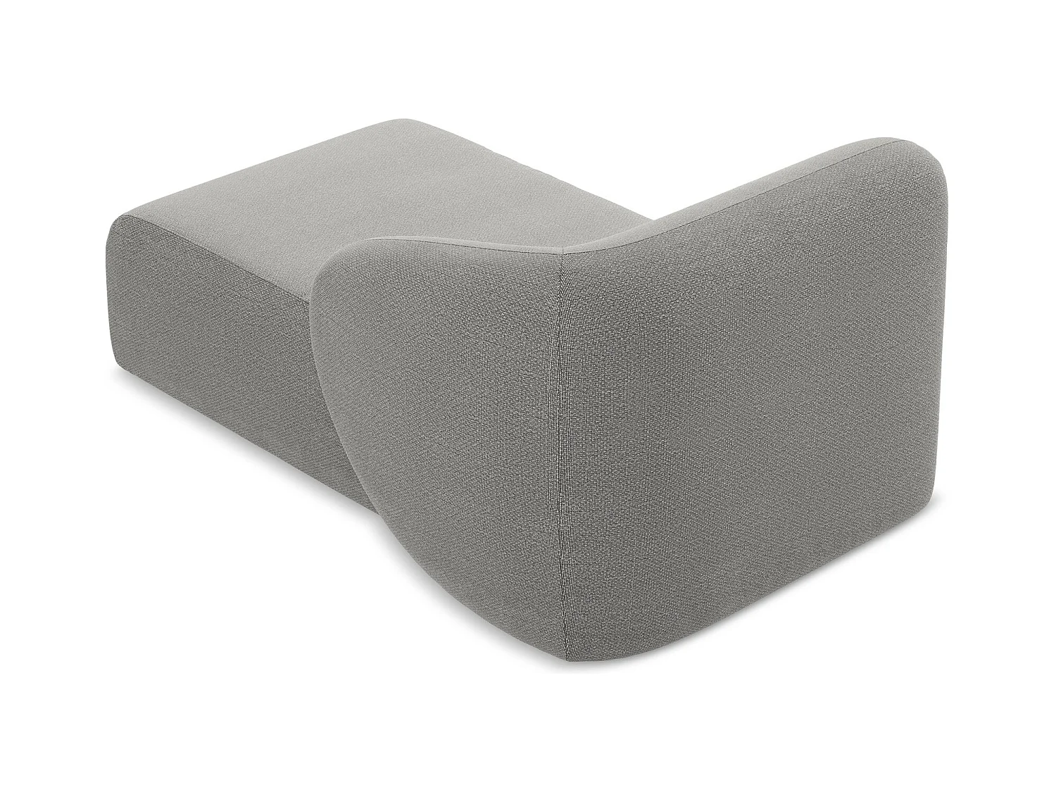 Modular - Recamiere Rechts - Bouclé - Hellgrau - LANI