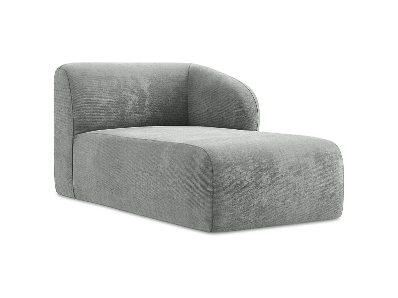 Modular - Recamiere Rechts - Chenille - Grau - LANI