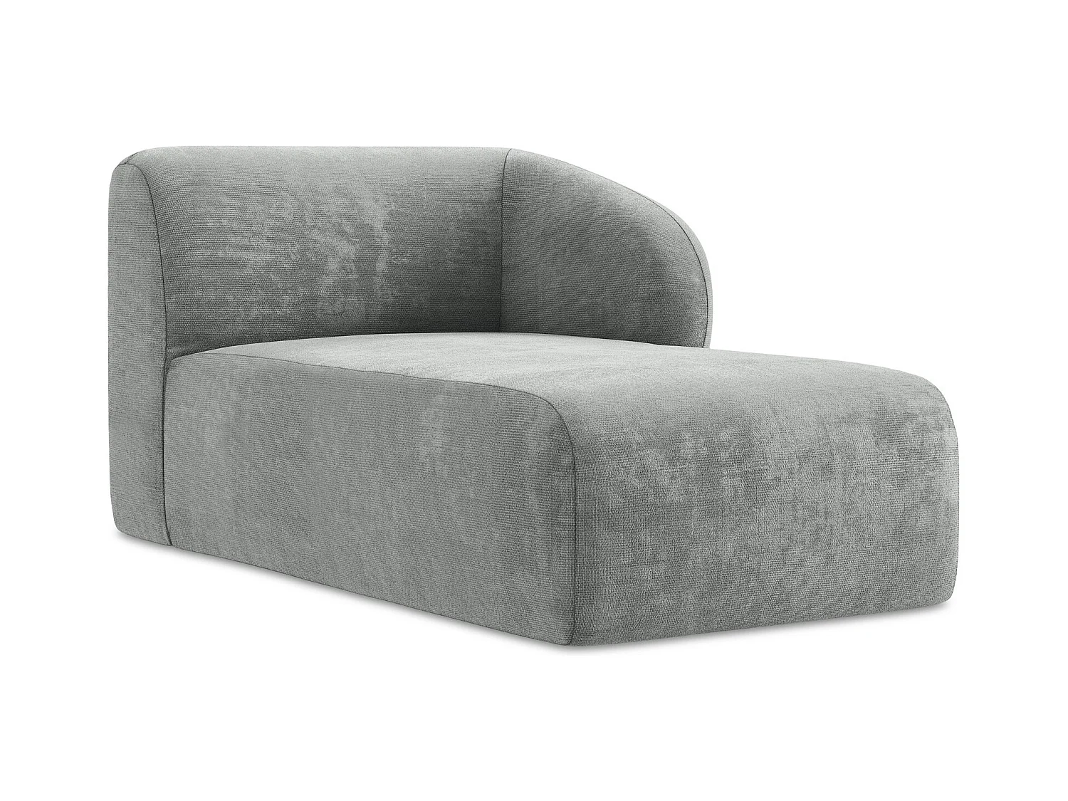 Modular - Recamiere Rechts - Chenille - Grau - LANI