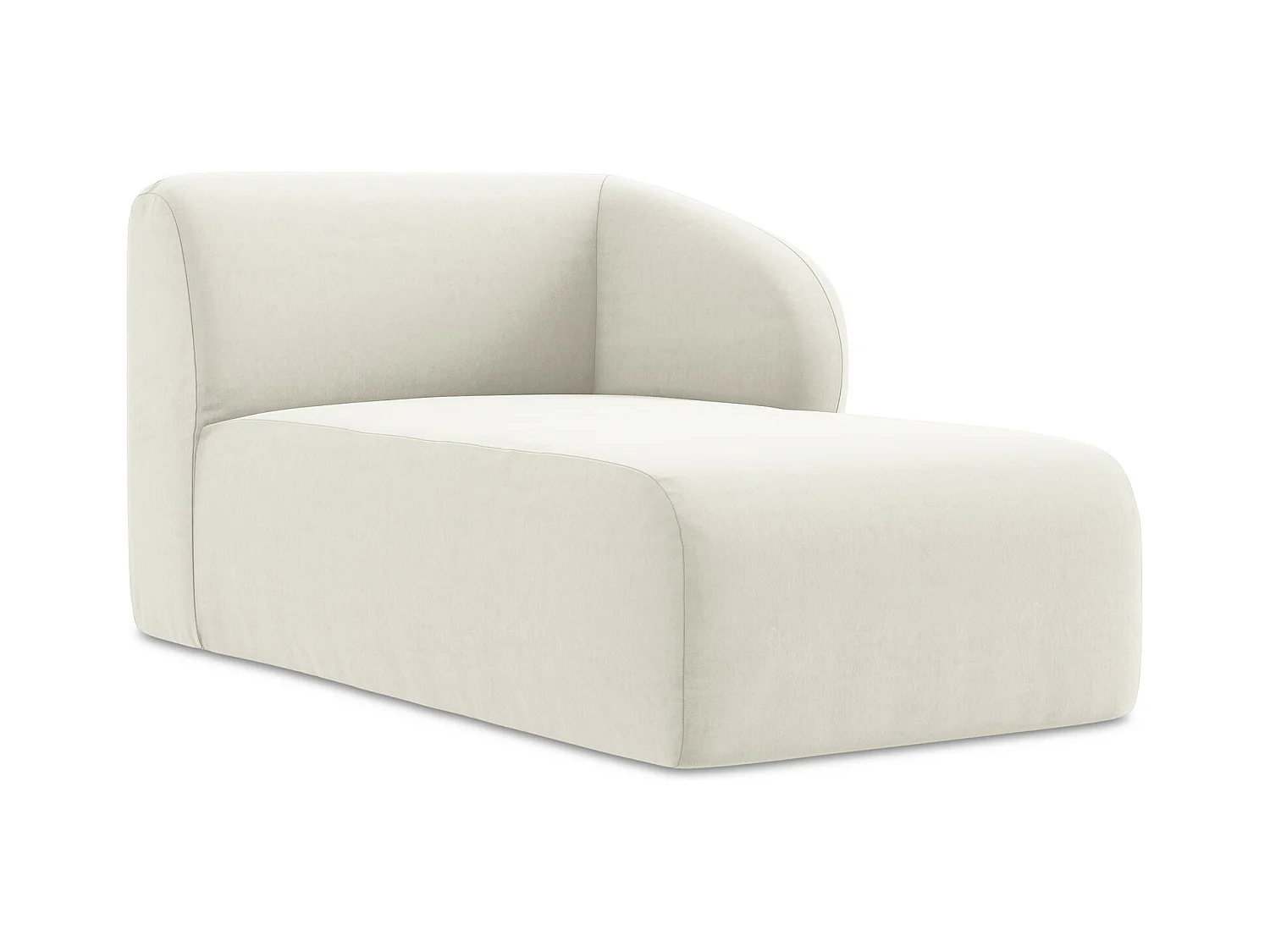 Modular - Recamiere Links - Samt - Hell beige - LANI