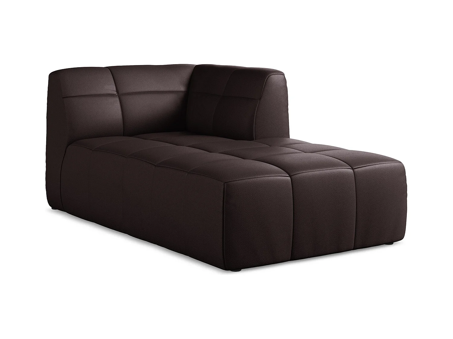 Modular - Recamiere Rechts - Kunstleder - Pflaume - ALOHA