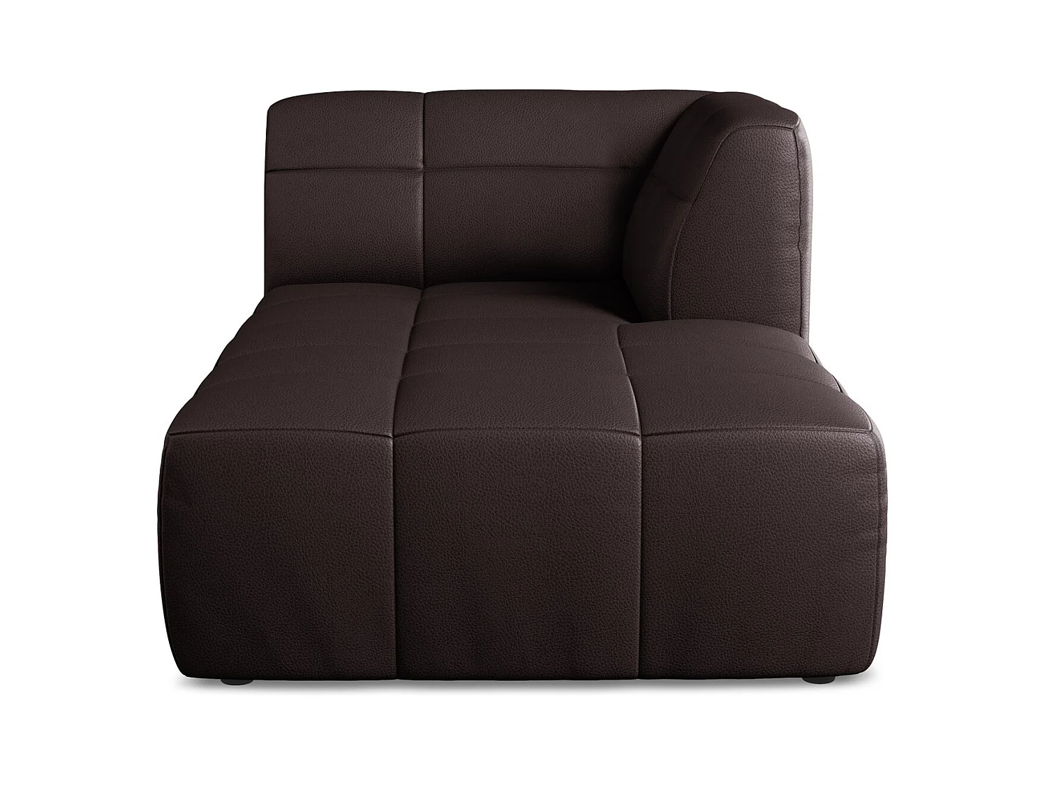 Modular - Recamiere Rechts - Kunstleder - Pflaume - ALOHA