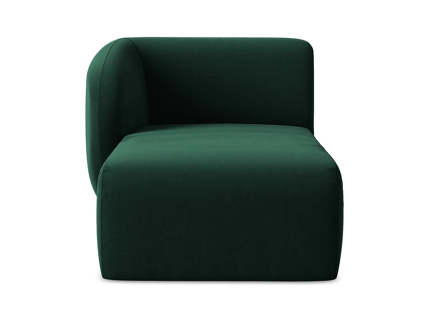 Modular - Recamiere Links - Samt - Flaschengrün - LANI