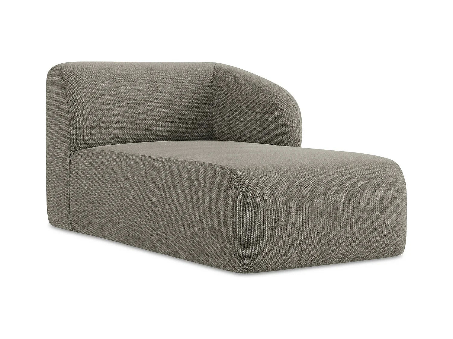 Modular - Recamiere Rechts - Bouclé - Grau - LANI