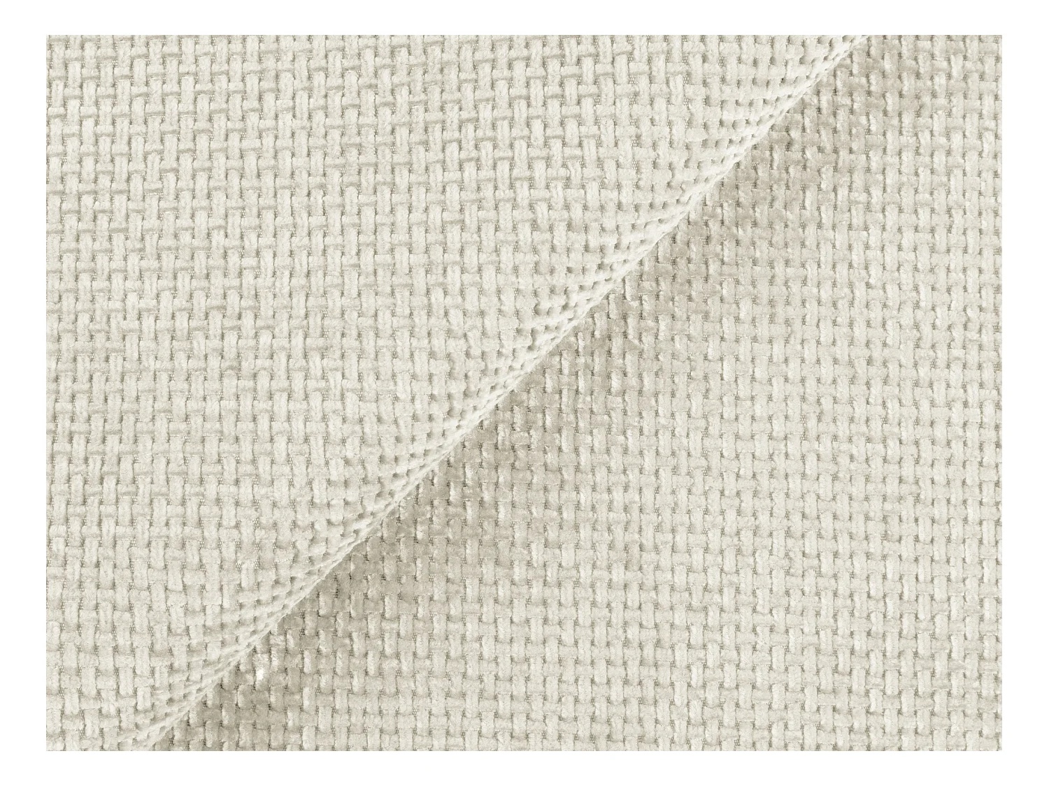 Modular - Recamiere Rechts - Chenille - Weiß - LANI