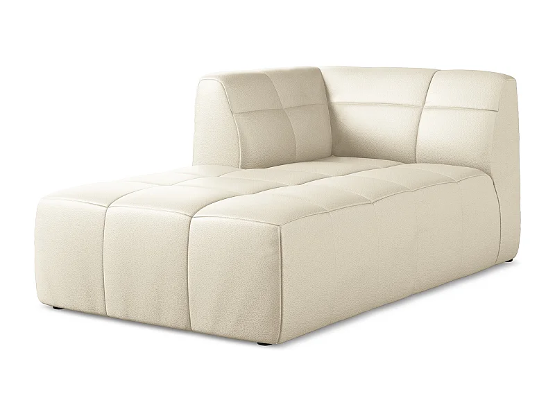 Modular - Recamiere Links - Kunstleder - Hell beige - ALOHA