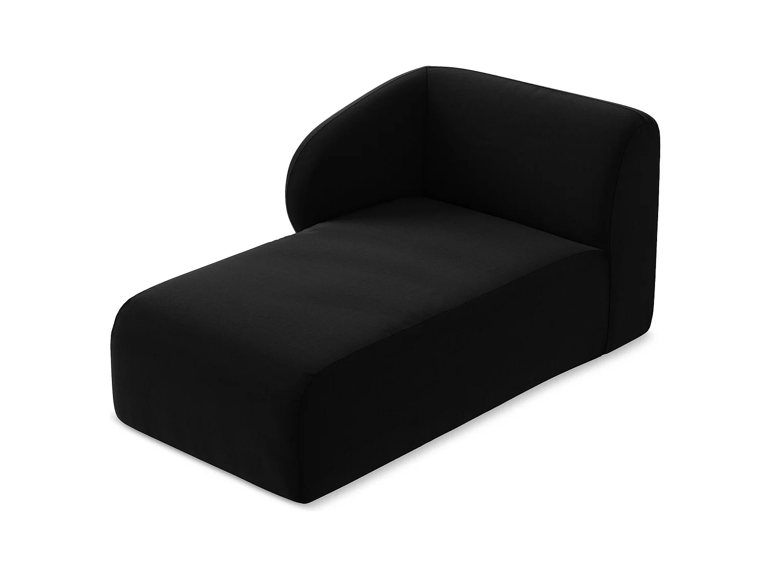 Modular - Recamiere Links - Samt - Schwarz - LANI