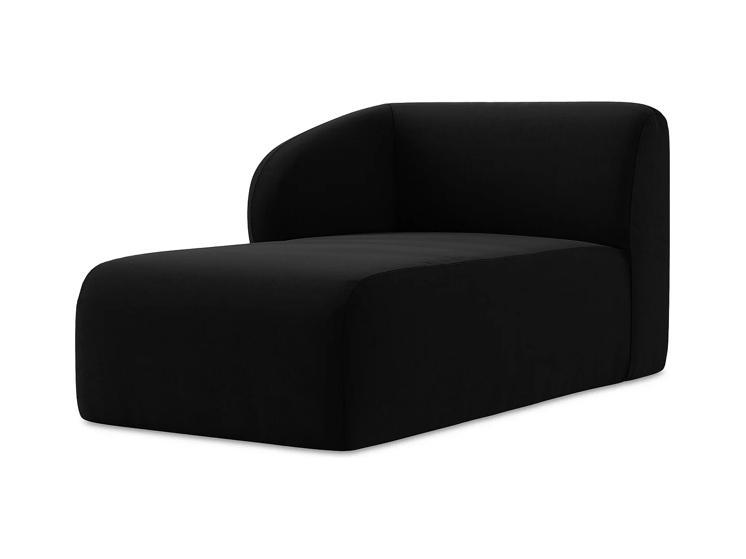 Modular - Recamiere Links - Samt - Schwarz - LANI