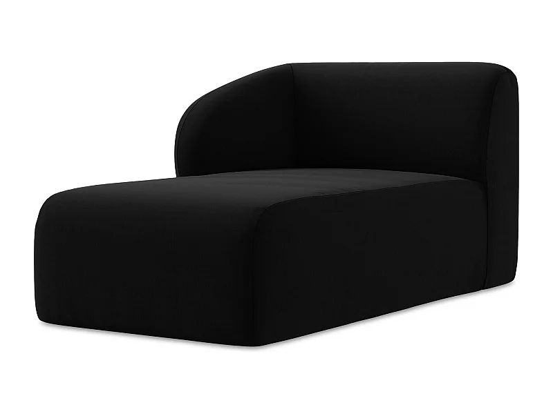 Modular - Recamiere Links - Samt - Schwarz - LANI