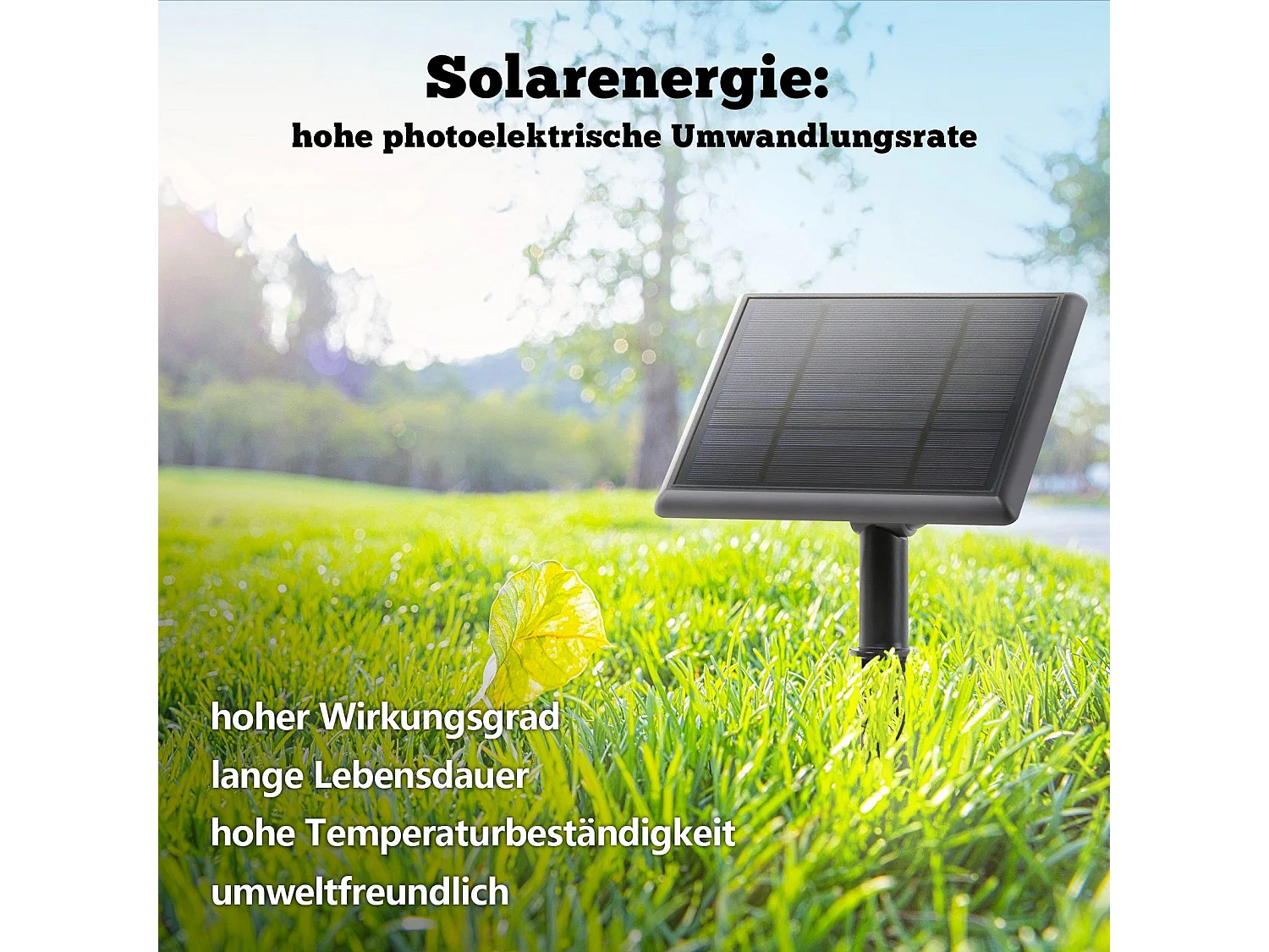 Lot de 8 spots de jardin LED NETTLIFE avec piquet de terre IP65 extérieur 3000K pour arbres de trottoir