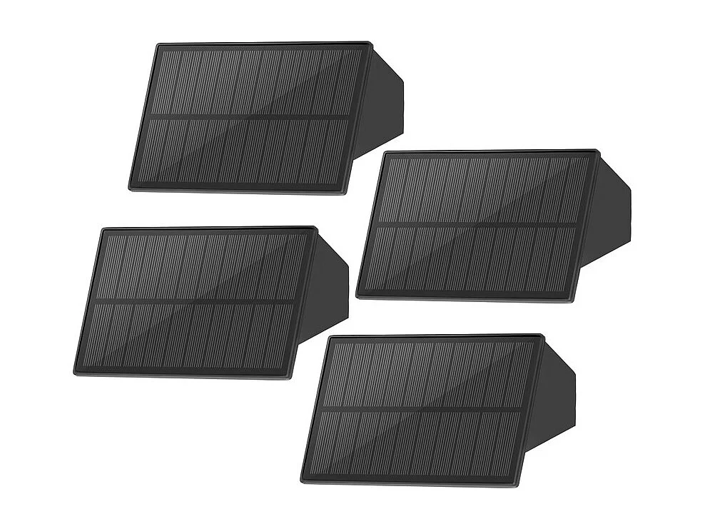 Applique murale solaire d'extérieur NETTLIFE - Appliques murales extérieures étanches Blanc chaud Appliques murales solaires haut et bas