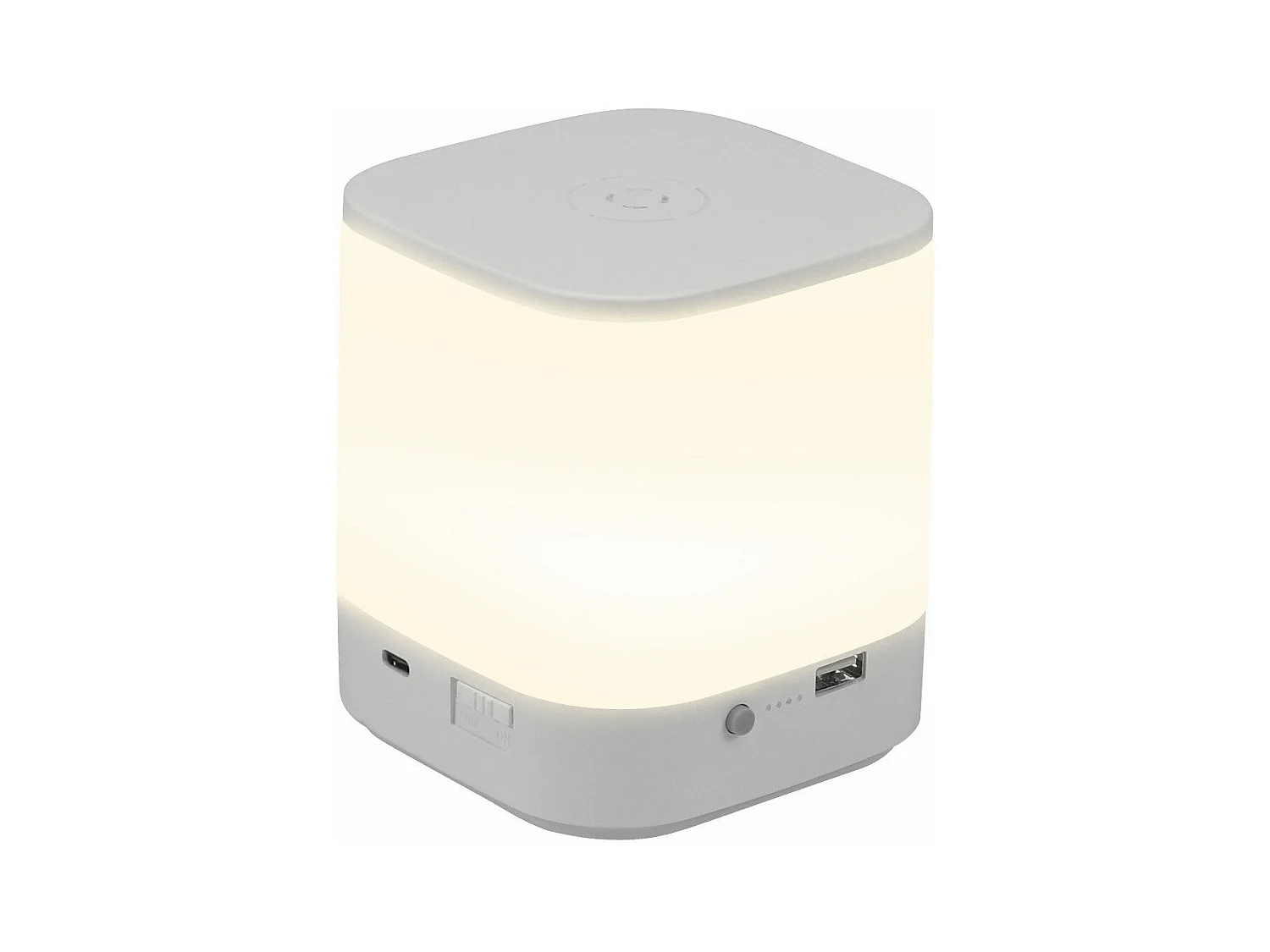 Lampe de table LED NETTLIFE à batterie 1800 mAh, tactile, dimmable 3000-6500 K USB, avec 3 températures de couleur et fonction de minuterie, veilleuse