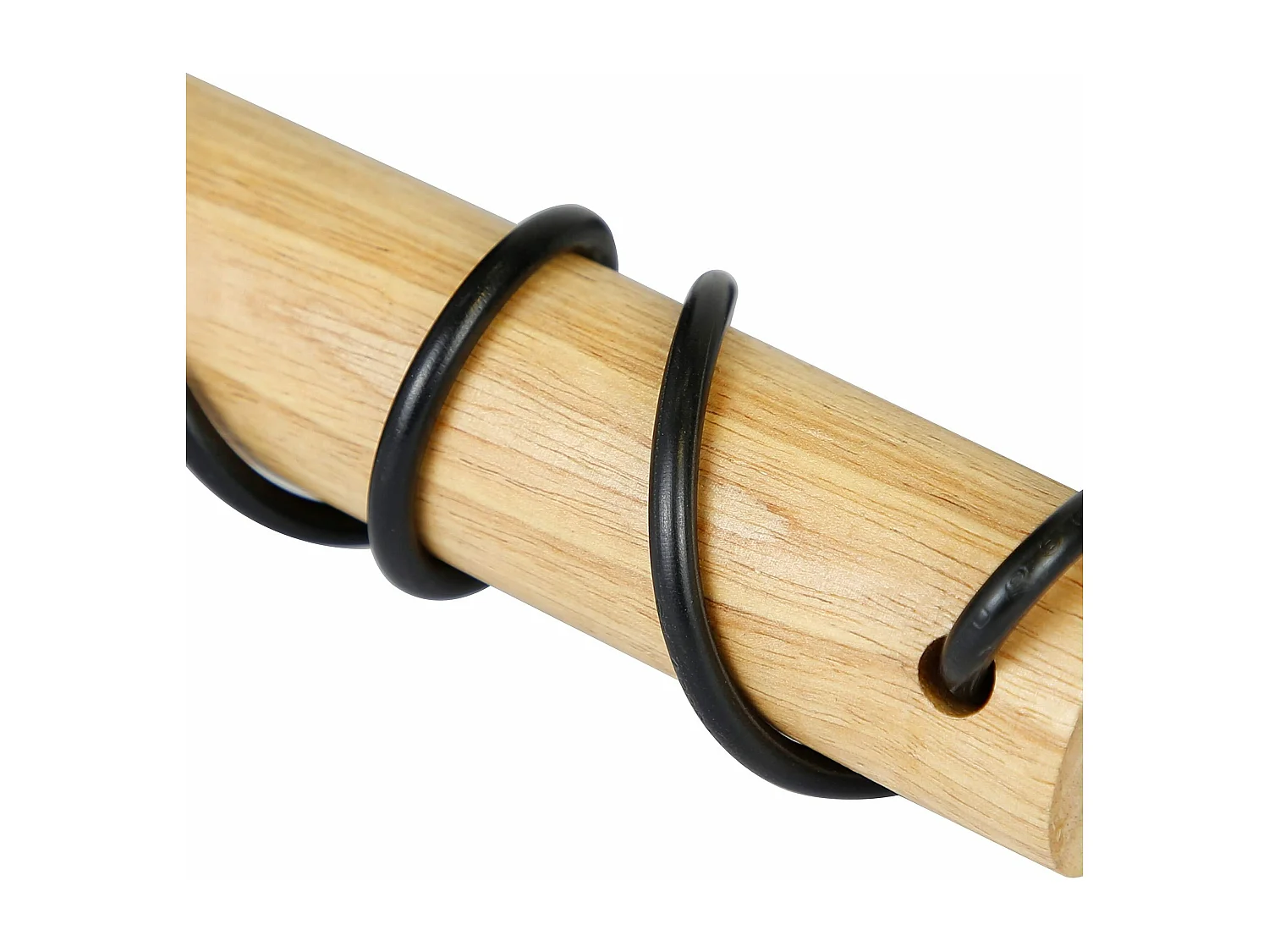 Applique murale NETTLIFE rétro industrielle bois noir métal E27 bureau