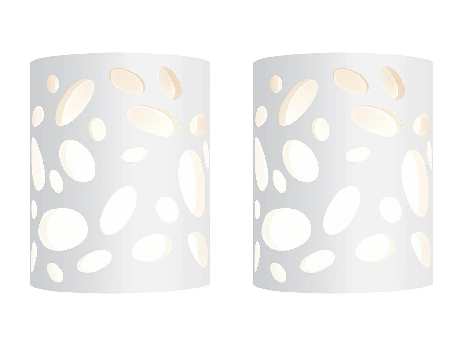 Applique murale d'intérieur NETTLIFE pour couloir - Éclairage vers le haut et vers le bas - Design moderne - E14