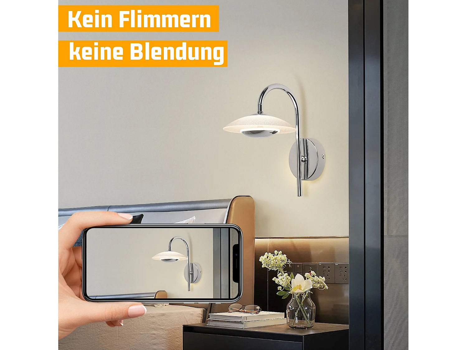 Applique murale LED NETTLIFE, design moderne, éclairage d'intérieur, éclairage de couloir, verre 3 000 K, pour cage d'escalier d'hôtel