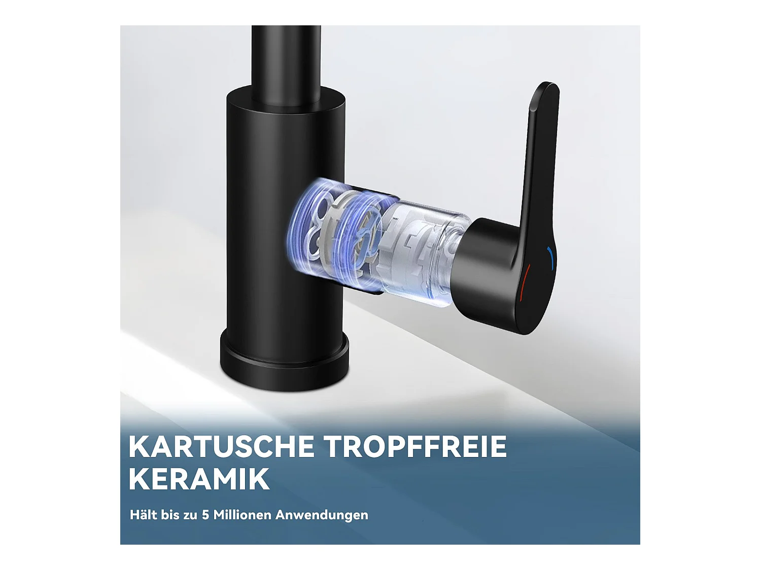 Robinet de cuisine extractible NETTLIFE - Mitigeur d'évier 360° avec douchette en acier inoxydable, 2 modes de pulvérisation