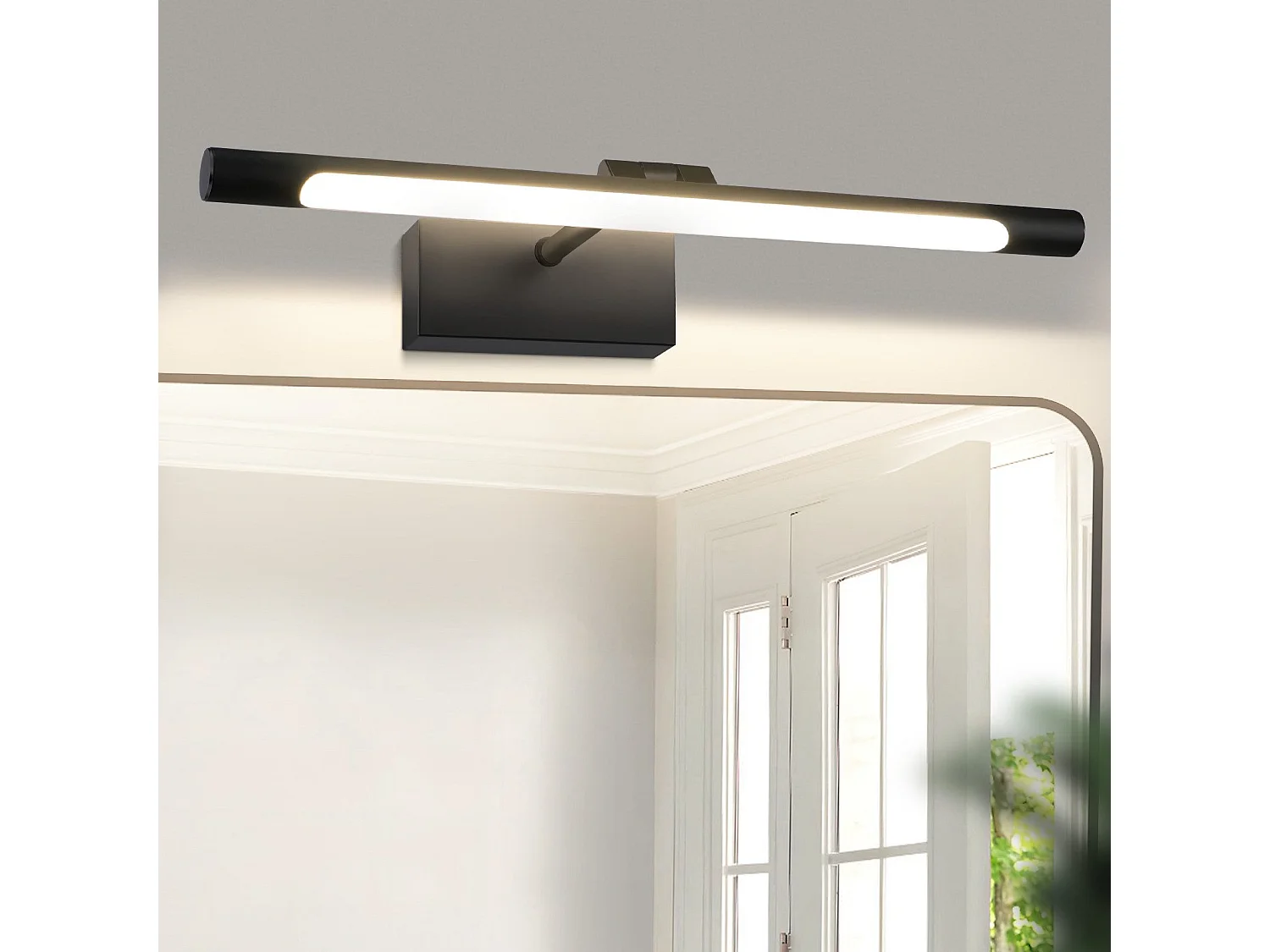 NETTLIFE LED badkamerspiegellamp 6W neutraal wit 4000K klembare wandlamp chroom