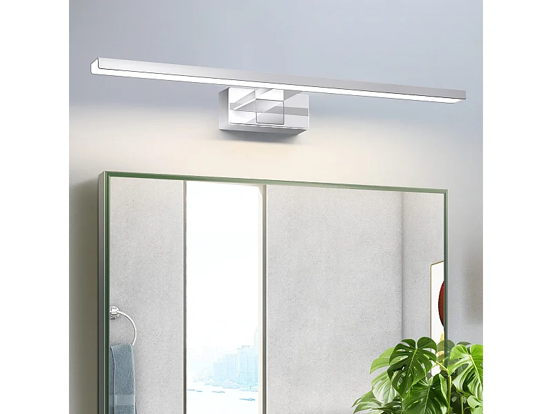 Lampe miroir LED NETTLIFE pour salle de bain, applique murale 12 W, 4 000 K, 60 cm