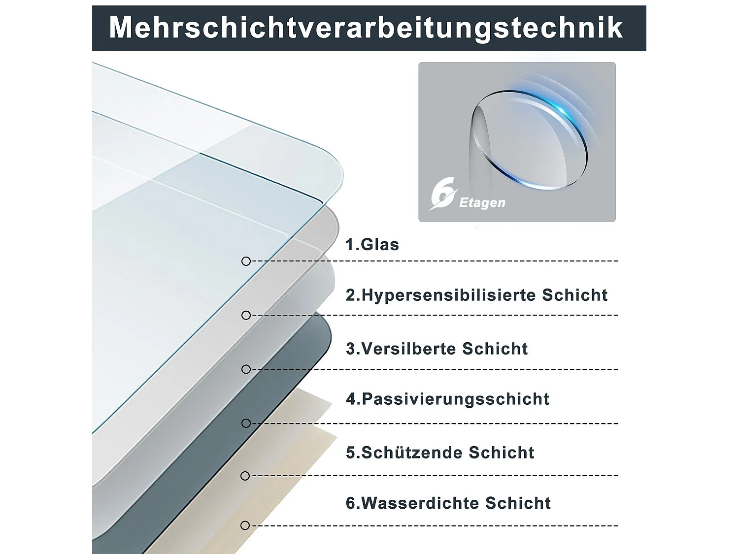 Miroir de salle de bain NETTLIFE avec éclairage, miroir de salle de bain rond à LED, miroir de salle de bain rond IP44 de 80 cm avec fonction tactile