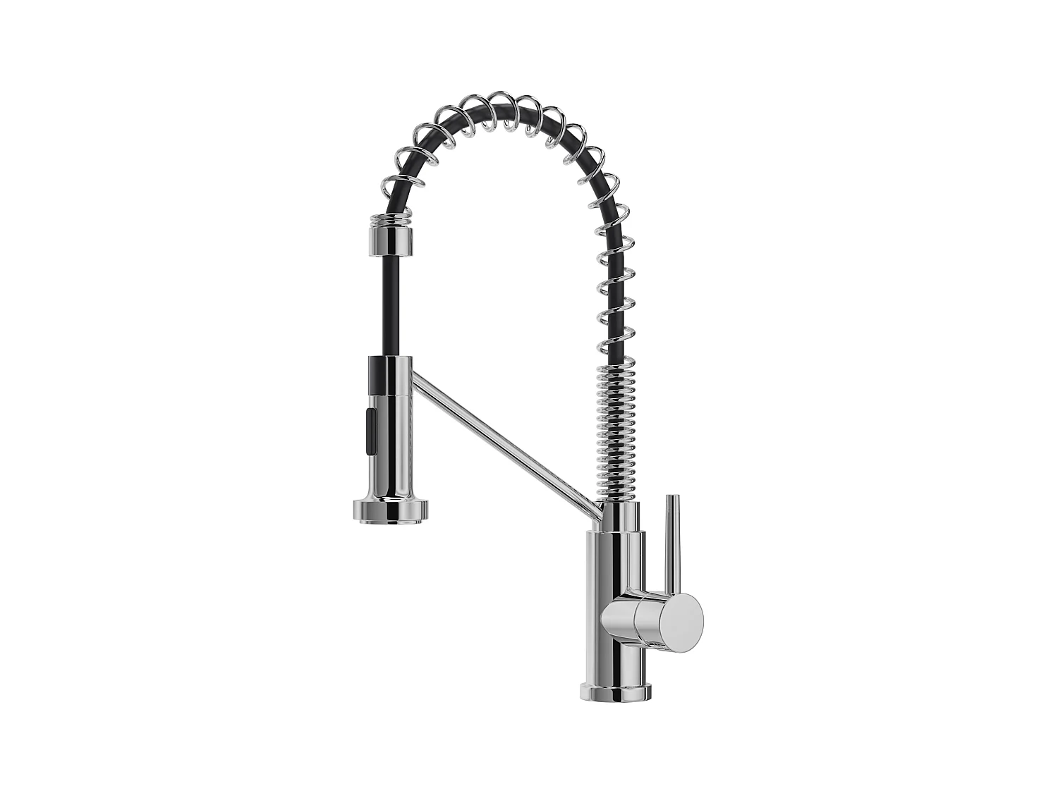 Ensemble évier 76x45 cm SOELA + robinet avec douchette ROFLEX en acier inoxydable - Gris et Chromé