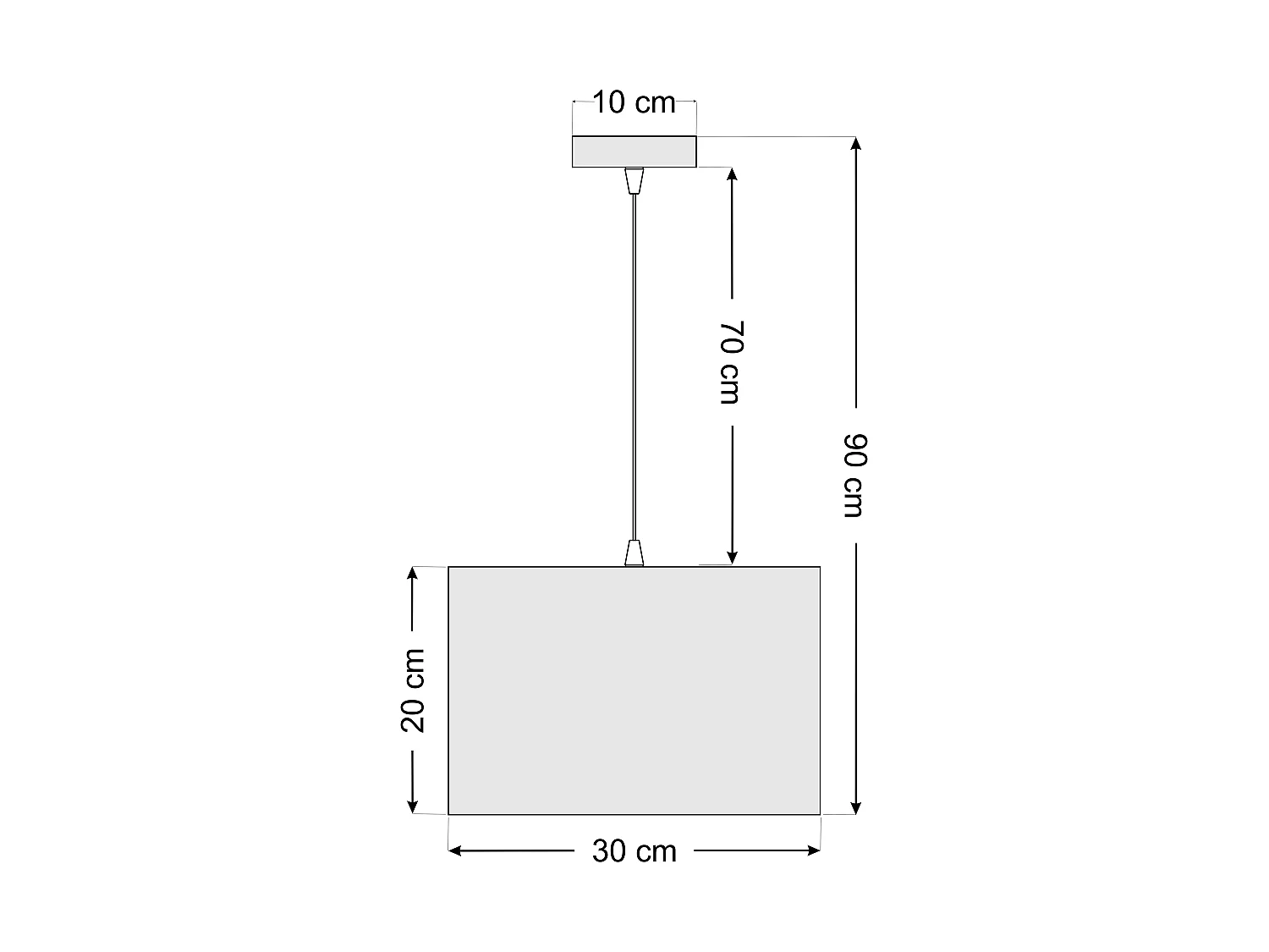 Suspension Classic Jasmin