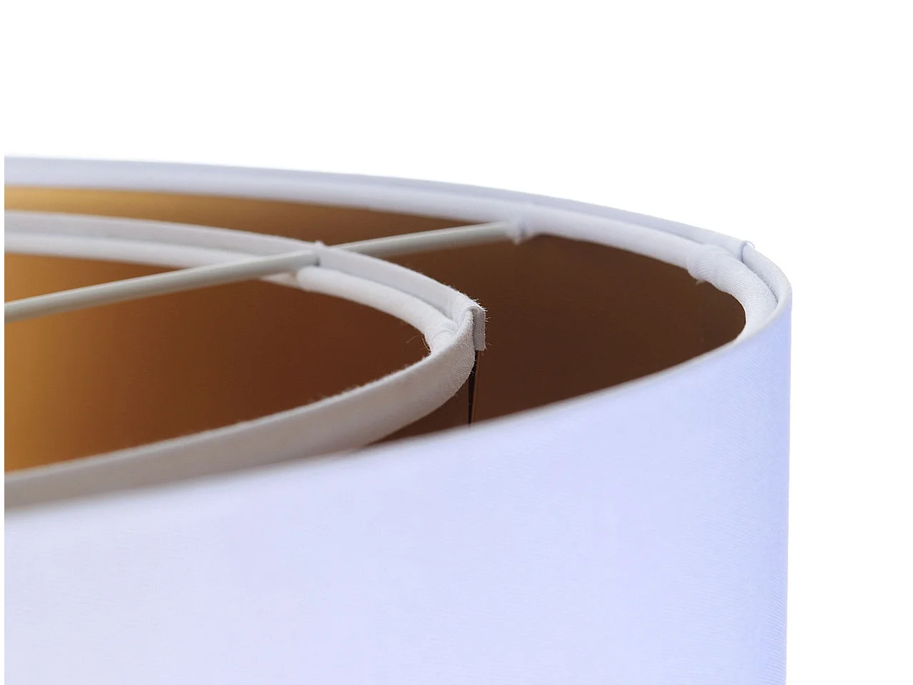 Lampa wisząca DOUBLE WHITE 50 biała/złota