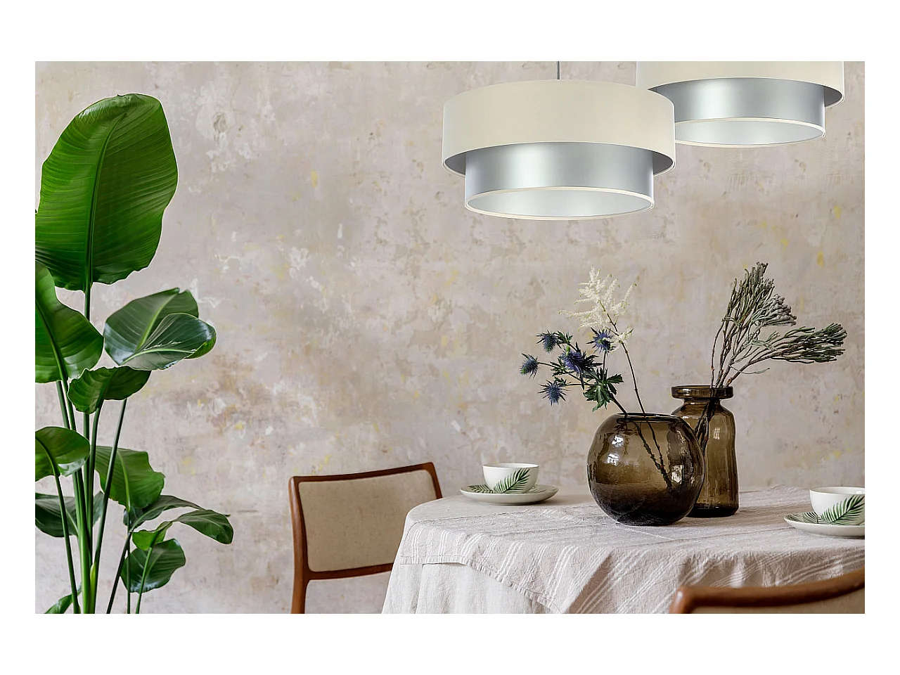 Hängeleuchte Duo Ø50cm