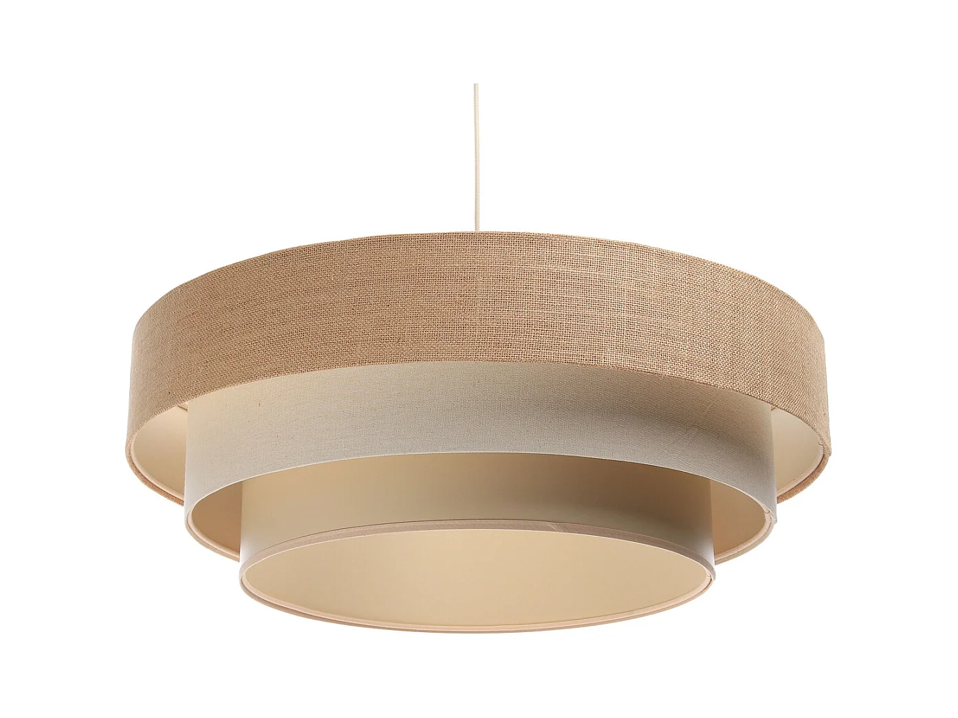 Suspension Triniti Boho, Ø60cm, Beige