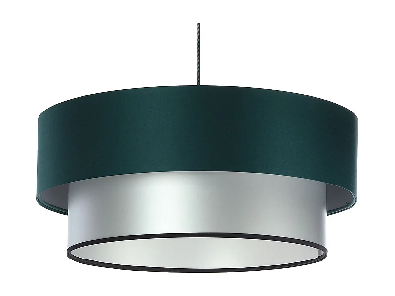 Lampa wisząca DOUBLE GREEN 50 zielona/srebrna