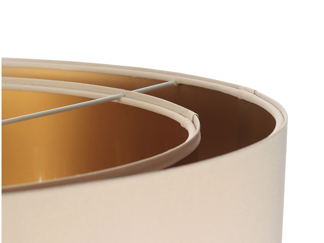 Lampa wisząca DOUBLE CREAM 60 kremowa/złota