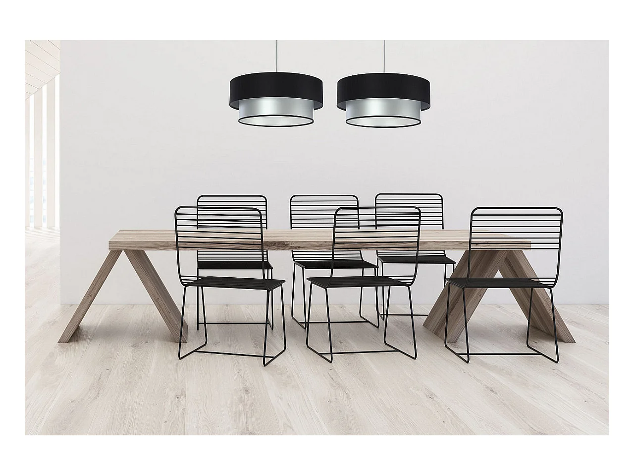 Hängeleuchte Duo Ø40cm