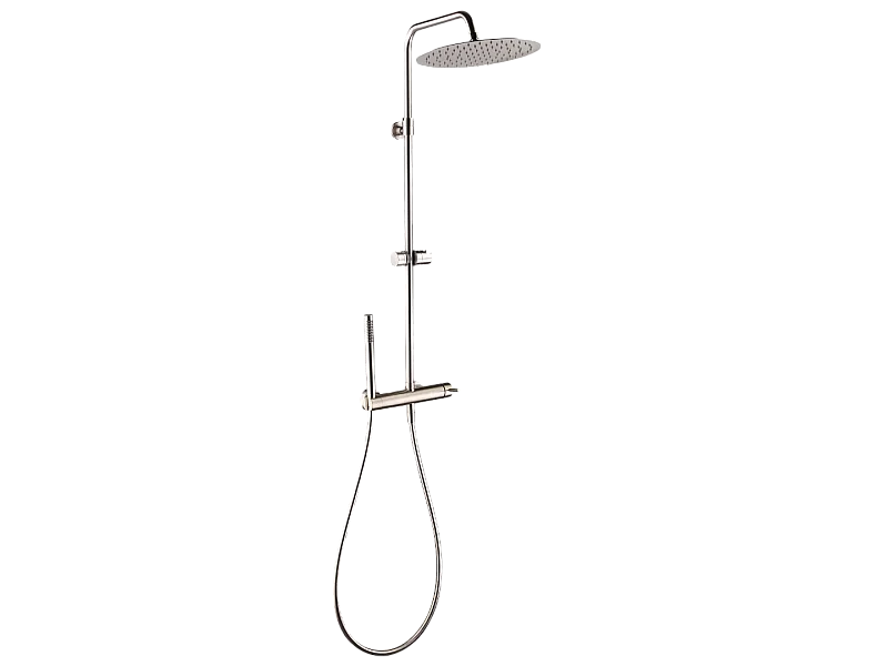 Conjunto de duche mecânica Envol inox escovado Essebagno