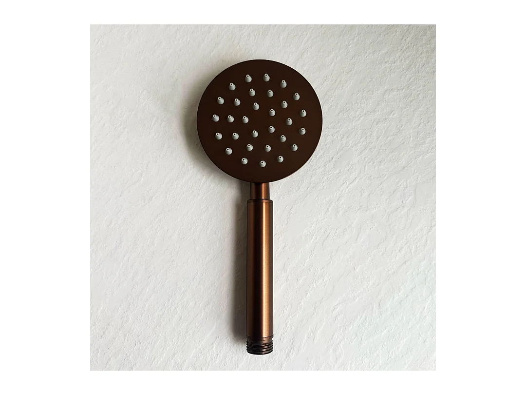 Lollipop II colonne de douche mécanique cuivre brossé 250 - Essebagno