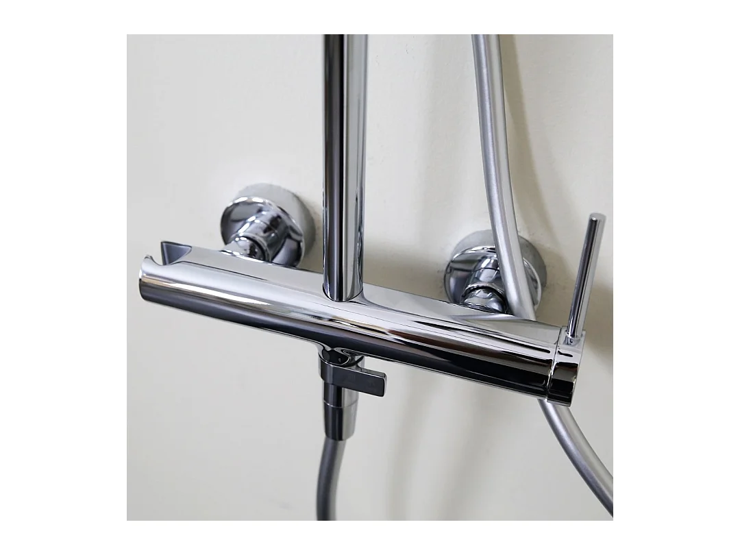 Lollipop II colonne de douche mécanique chrome 250 - Essebagno