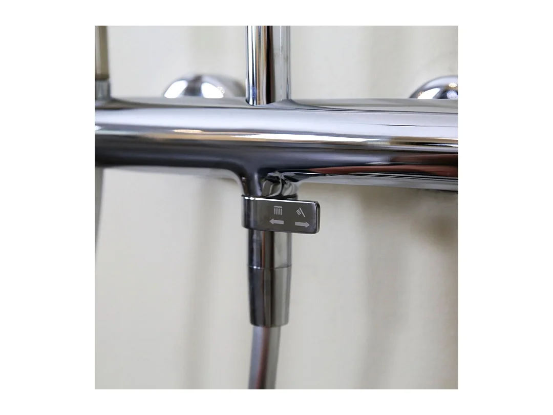 Lollipop II colonne de douche mécanique chrome 250 - Essebagno