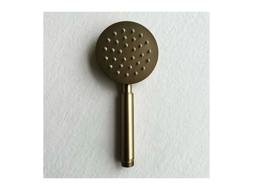 Lollipop II Colonna doccia meccanica oro spazzolato 250 Essebagno