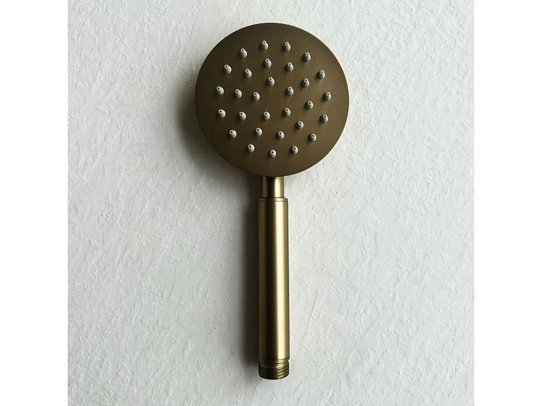 Lollipop II colonne de douche mécanique or brossé 250 - Essebagno